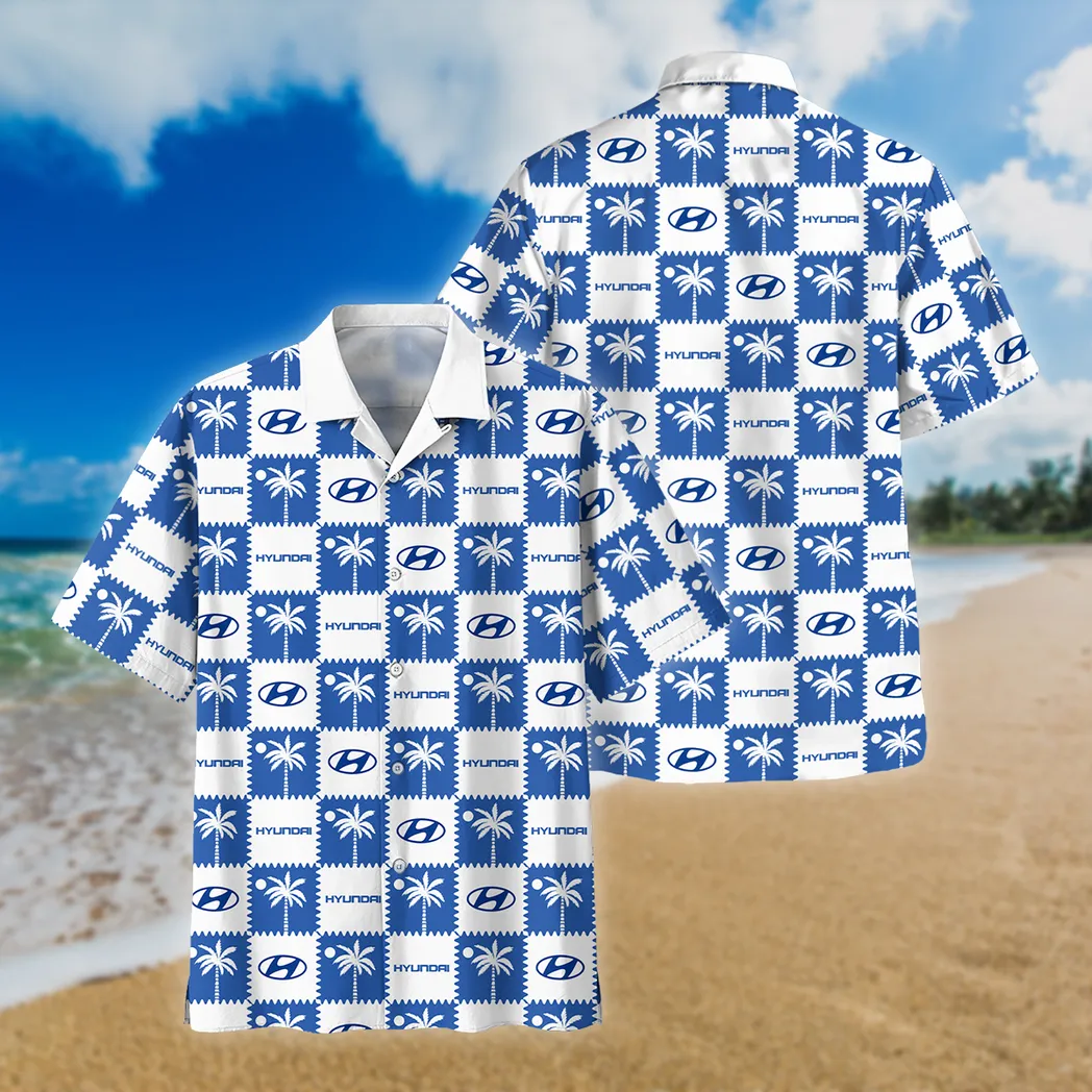 hyundai hawaiian shirt for men gift for hyundai lovers car200030725144