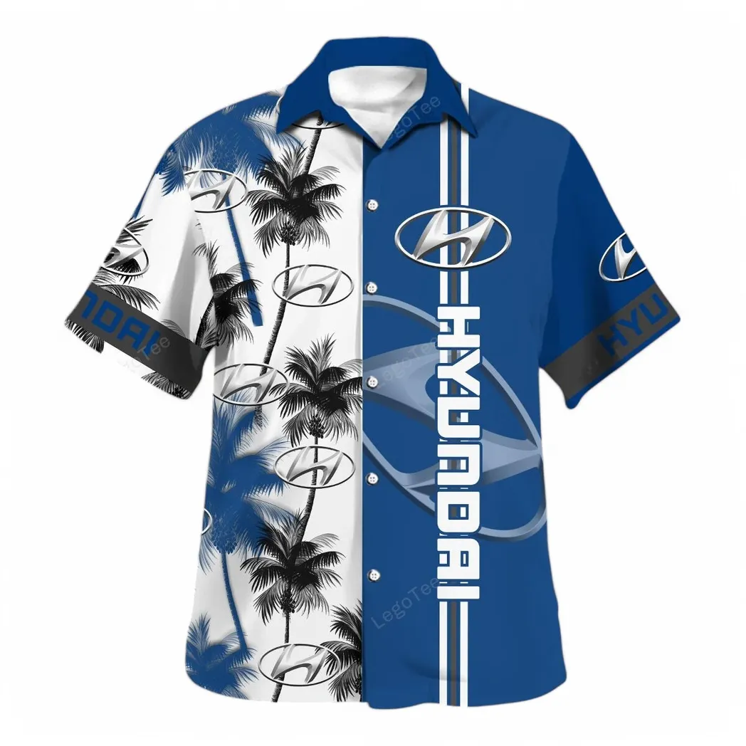 hyundai hawaiian shirt for men gift for hyundai lovers gift for him husband boyfriend car143021125024 tfrl6