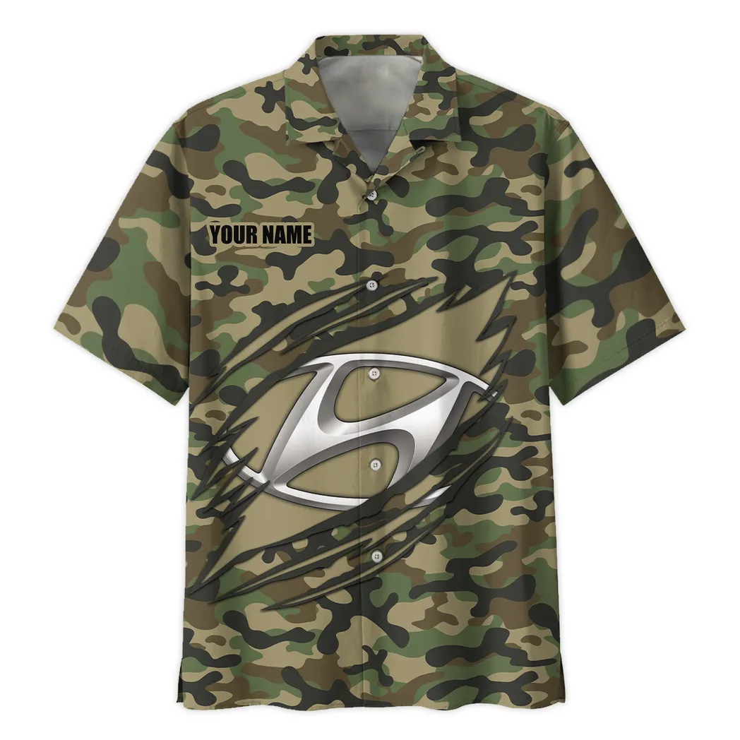 hyundai hawaiian shirt style camo oversized hawaiian car210040825707 e3ukf