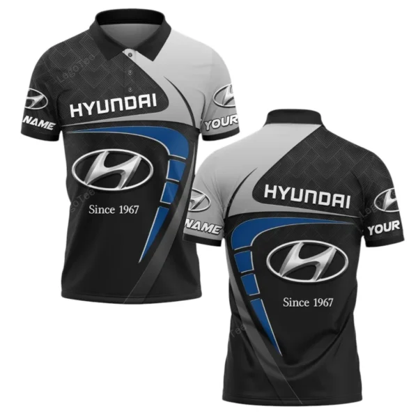 hyundai polo shirt gift for hyundai lovers gift for him husband boyfriend car11603032534 letcq