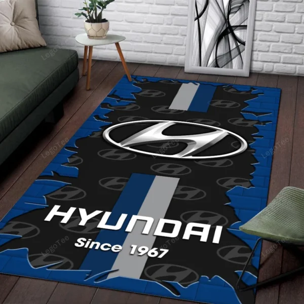 hyundai rug gift for hyundai lovers gift for him husband boyfriend car133021225722 iin3k