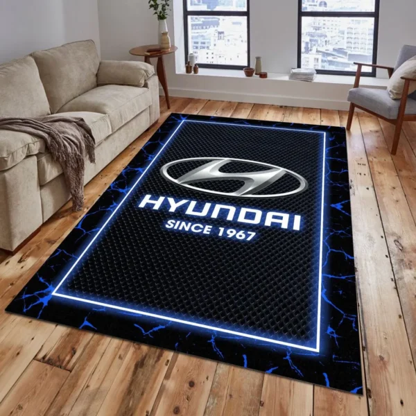 hyundai rug gift for hyundai lovers gift for him husband boyfriend car5202192534 blue 190ao