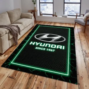 Hyundai Rug, All Over Print Carpet For Hyundai Lovers CAR5202192534 - Green