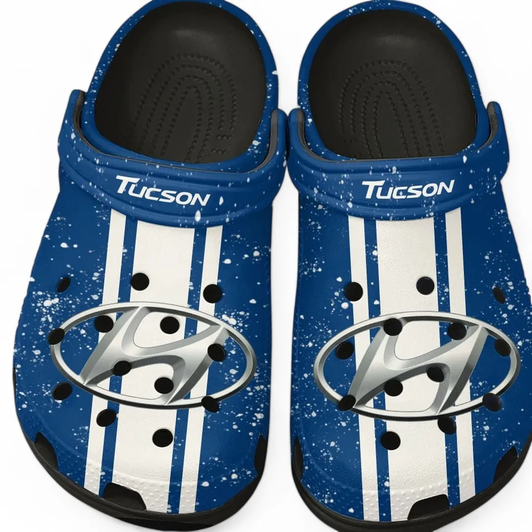 Hyundai Tucson Crocs, Gift For Hyundai Tucson Lovers, Gift For Him, Husband, Boyfriend CAR62022025000 - Black