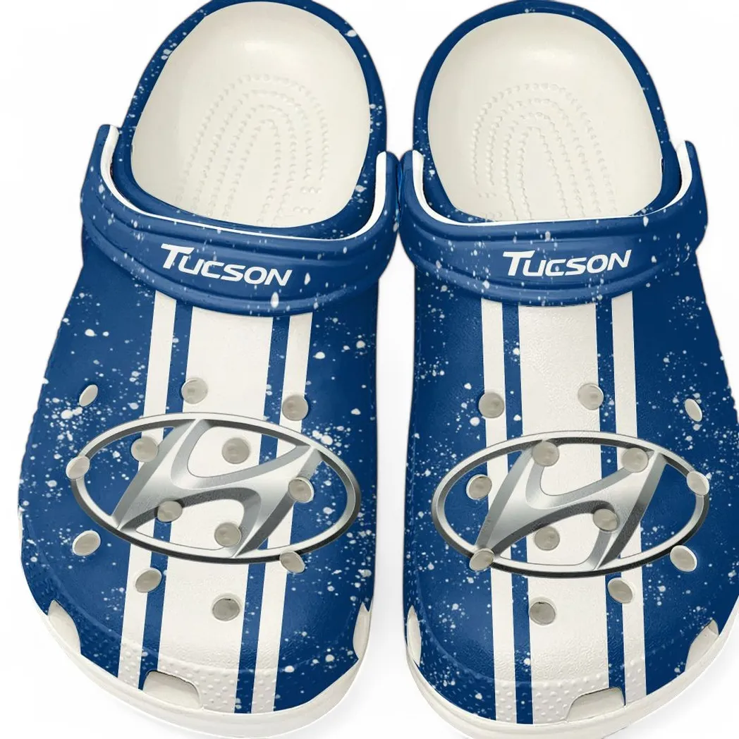 hyundai tucson crocs gift for hyundai tucson lovers gift for him husband boyfriend car62022025000 white fiuwa