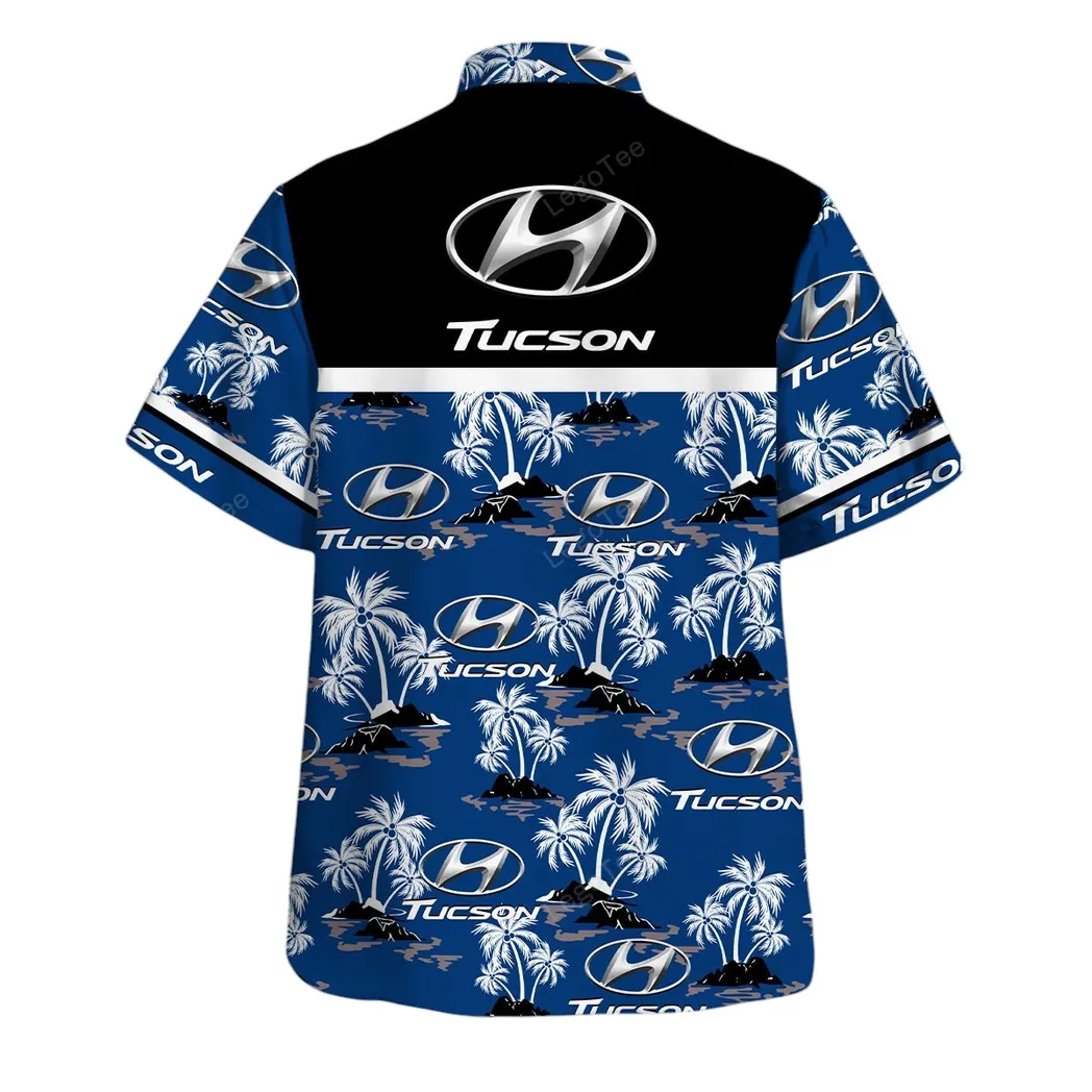 hyundai tucson hawaiian shirt for men gift for hyundai tucson lovers gift for him husband boyfriend car144021125497 2 pu0sr