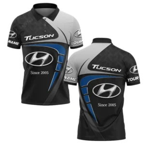 hyundai tucson polo shirt gift for hyundai tucson lovers gift for him husband boyfriend car11603032535 zudw1