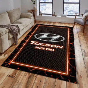 Hyundai Tucson Rug, All Over Print Carpet For Hyundai Tucson Lovers CAR5202192533 - Orange