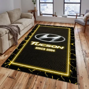Hyundai Tucson Rug, All Over Print Carpet For Hyundai Tucson Lovers CAR5202192533 - Yellow