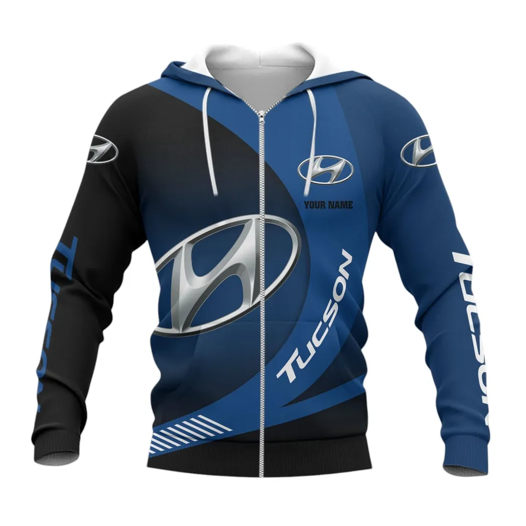 hyundai tucson zipper hoodie gift for hyundai tucson lovers gift for him husband boyfriend car7402222529 ckok3