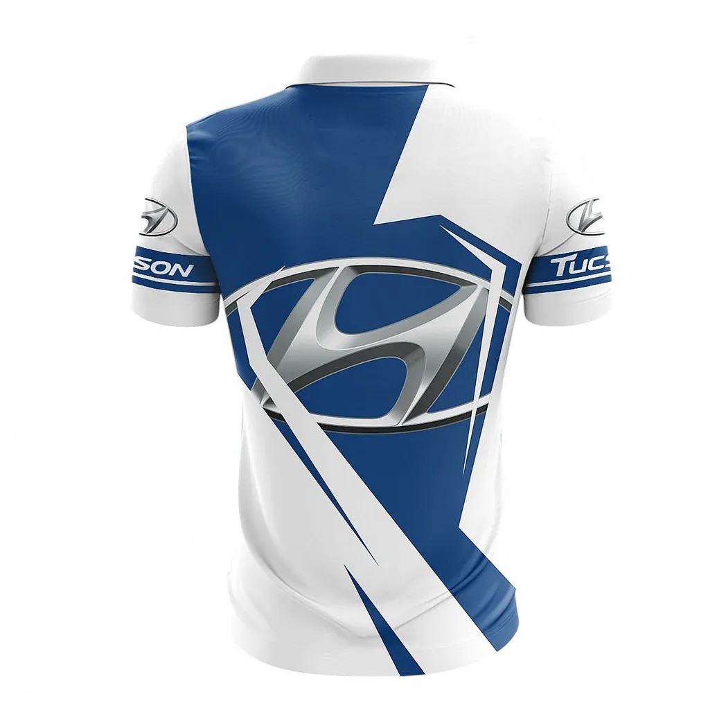 hyundai tucson zipper polo shirt for men gift for hyundai tucson fan car68022125935 cqgzj