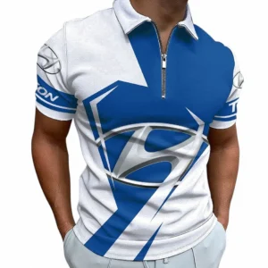 hyundai tucson zipper polo shirt for men gift for hyundai tucson fan car68022125935 xoaqe
