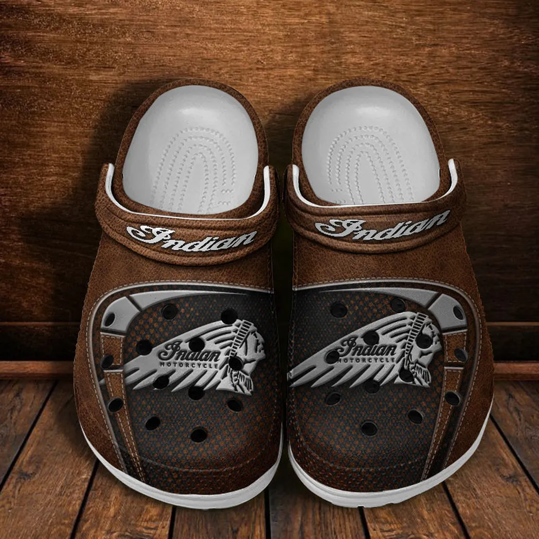 indian crocs shoes clogs men women gift for indian fan car183031725112 brown rca5i