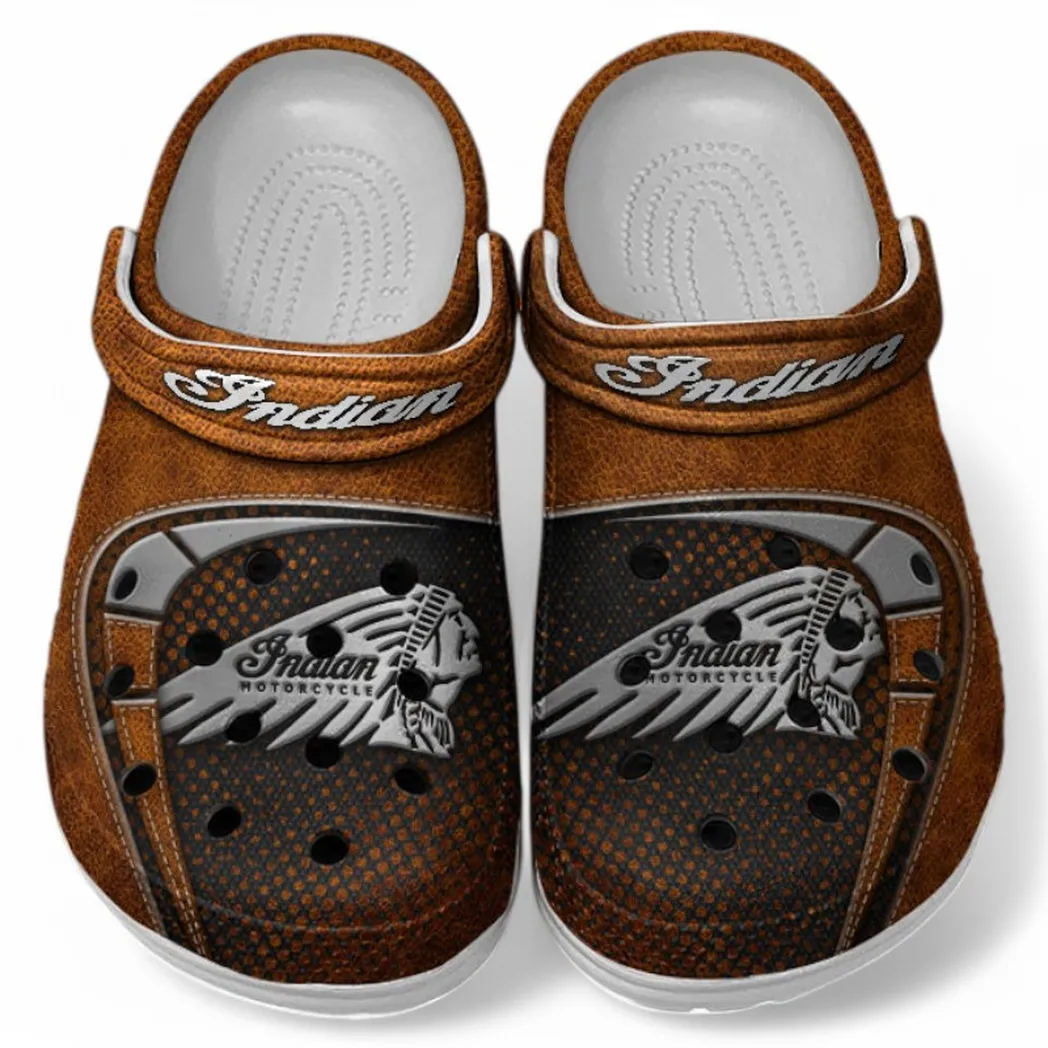 Indian Crocs Shoes, Clogs Men Women, Gift For Indian Fan CAR183031725112 - Orange