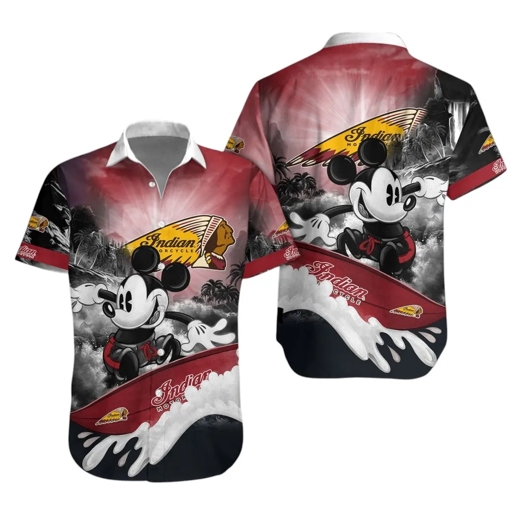 indian motorcycle hawaiian shirt for men gift for indian motorcycle lovers gift for him husband boyfriend car53030625057 7juns