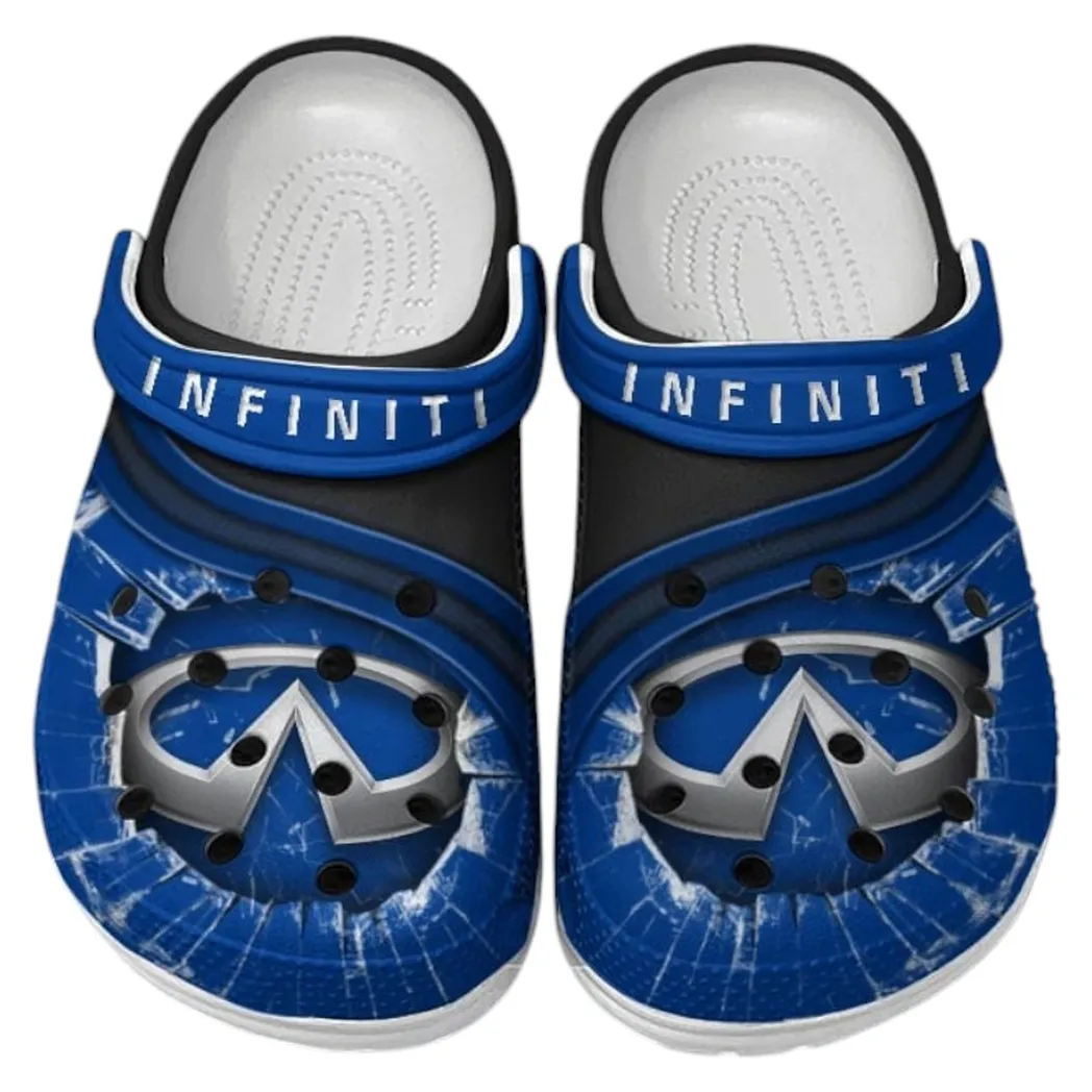 Infiniti Crocs Clogs Men Women, Gift For Infiniti Fan CAR188032025152 - Blue