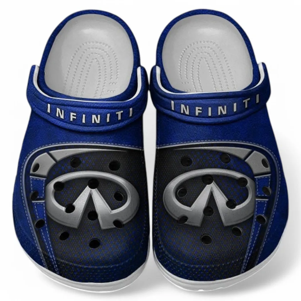 Infiniti Crocs Sandals For Men Women, Gift For Infiniti Fan CAR177031425596 - Blue