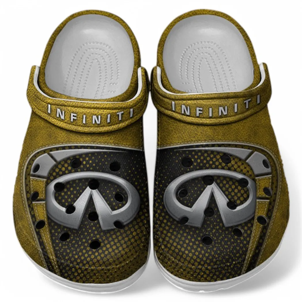 Infiniti Crocs Sandals For Men Women, Gift For Infiniti Fan CAR177031425596 - Yellow