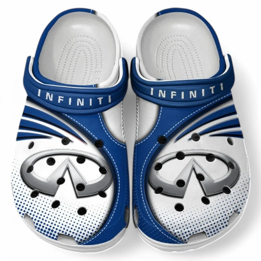 Infiniti Crocs Sandals For Men Women, Gift For Infiniti Fan CAR181031525712 - Blue