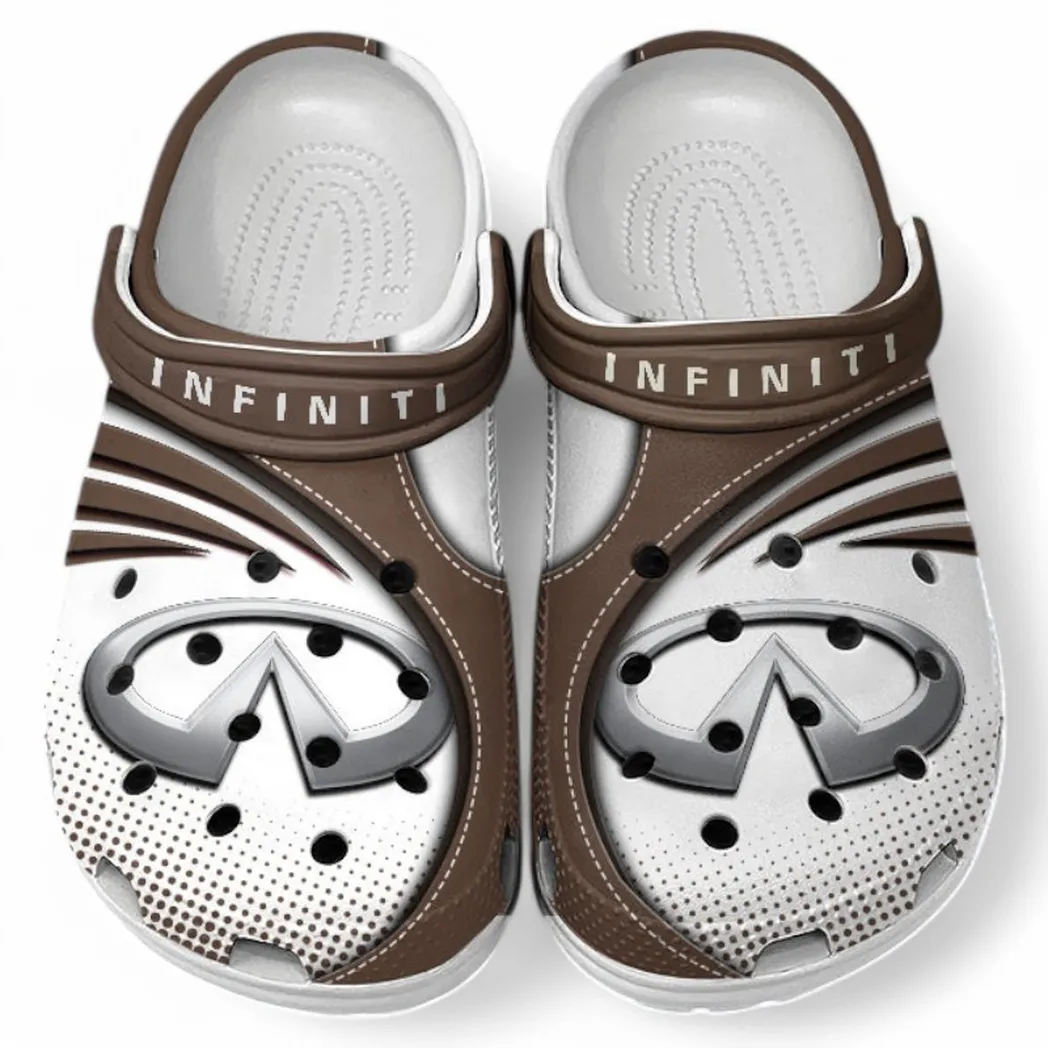 Infiniti Crocs Sandals For Men Women, Gift For Infiniti Fan CAR181031525712 - Brown