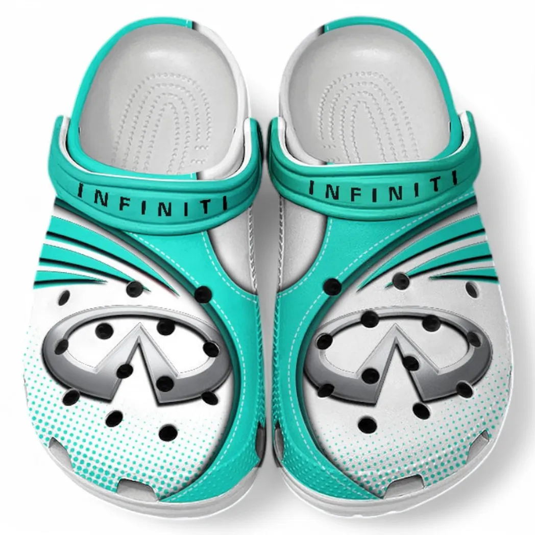 Infiniti Crocs Sandals For Men Women, Gift For Infiniti Fan CAR181031525712 - Cyan