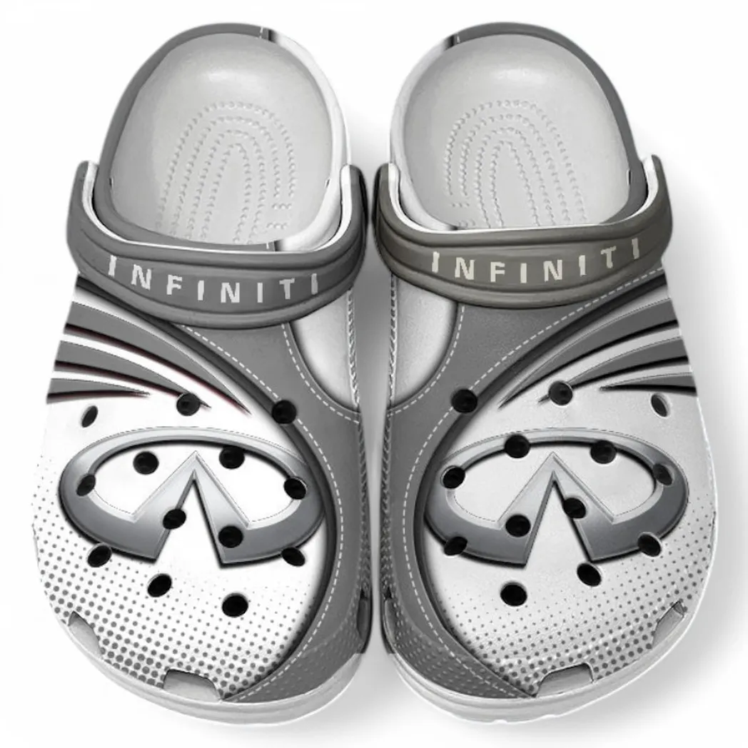 Infiniti Crocs Sandals For Men Women, Gift For Infiniti Fan CAR181031525712 - Gray
