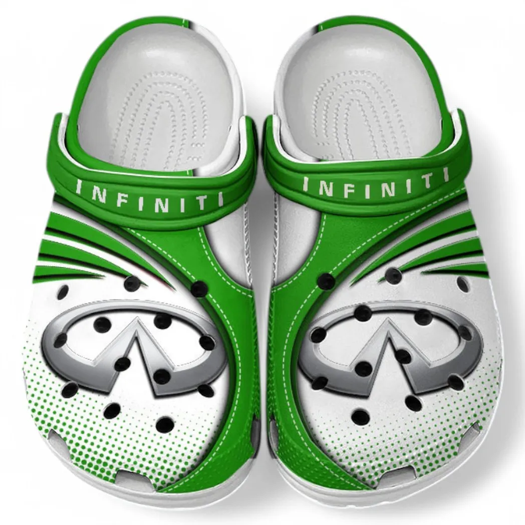 Infiniti Crocs Sandals For Men Women, Gift For Infiniti Fan CAR181031525712 - Green
