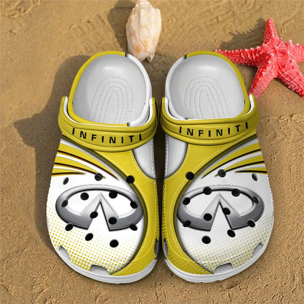 infiniti crocs sandals for men women gift for infiniti fan car181031525712 yellow gk64b