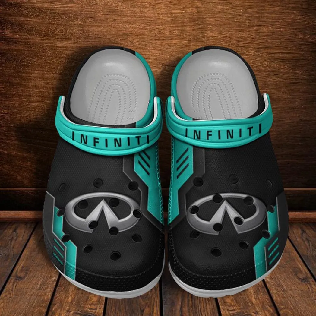 infiniti crocs shoes clogs men women gift for infiniti fan car185031525279 cyan v5gqf