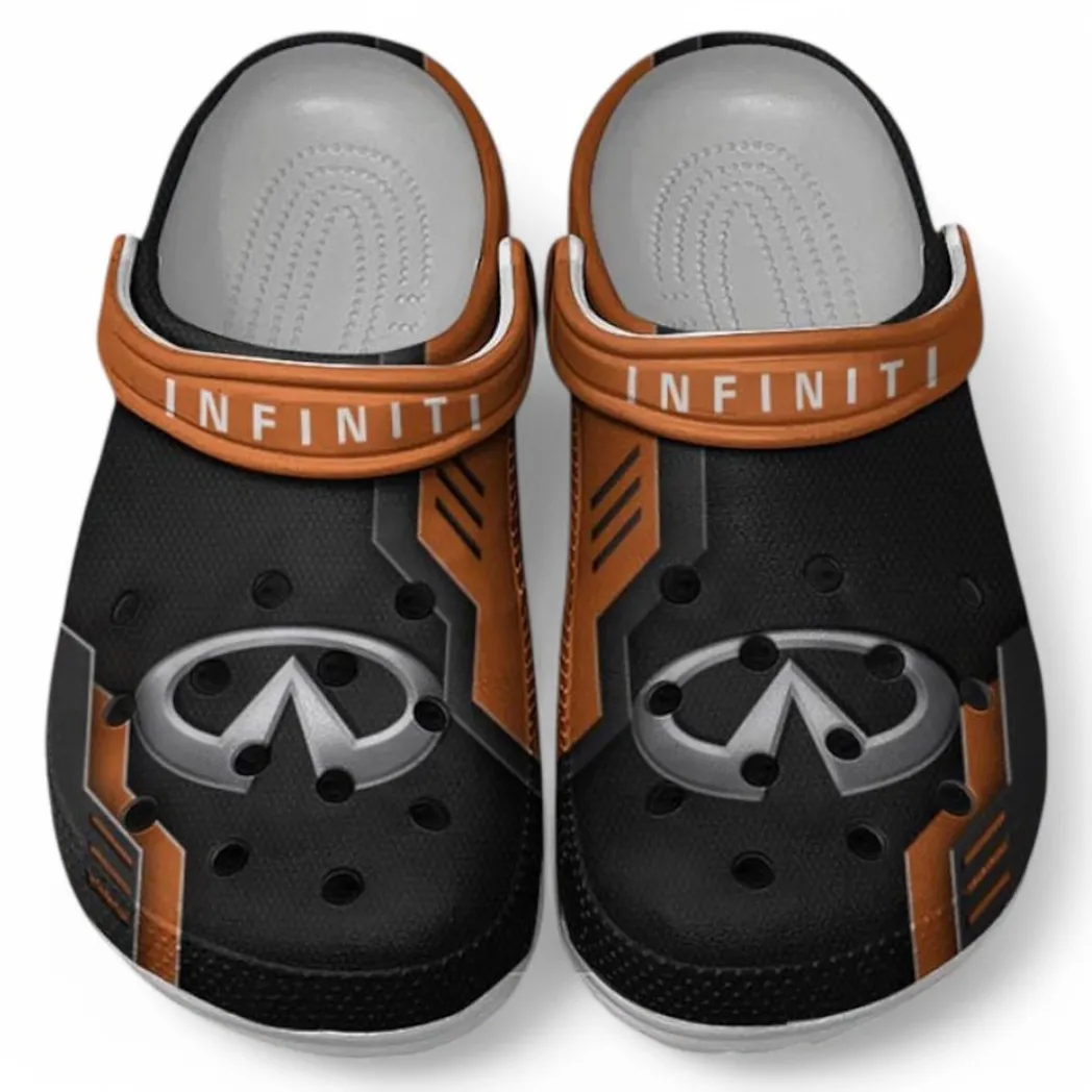 Infiniti Crocs Shoes, Clogs Men Women, Gift For Infiniti Fan CAR185031525279 - Orange