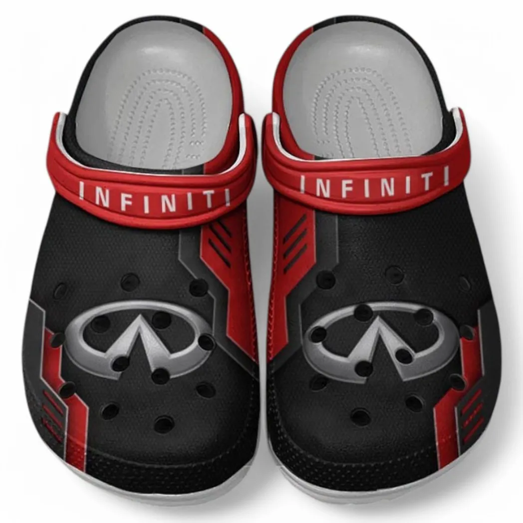 Infiniti Crocs Shoes, Clogs Men Women, Gift For Infiniti Fan CAR185031525279 - Red