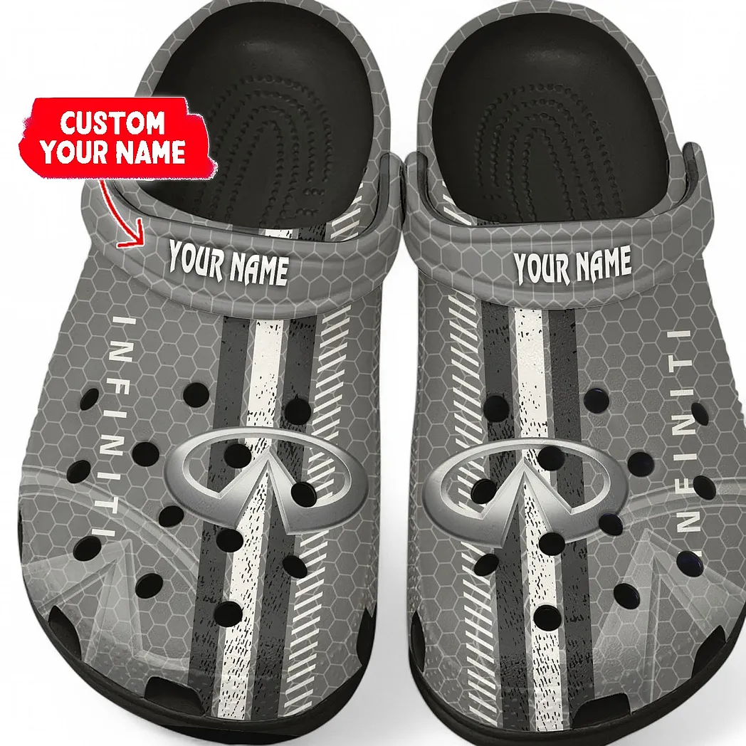 infiniti crocs shoes gift for infiniti lovers birthday gift for husband boyfriend car82022025605 black wimid