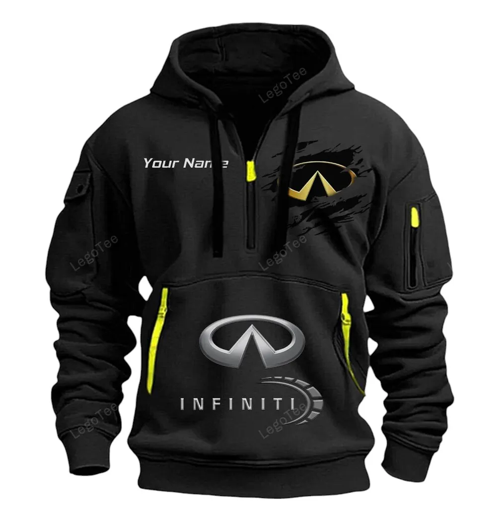 infiniti half zip hoodie car113021425850 best gift for him husband boyfriend black thisv