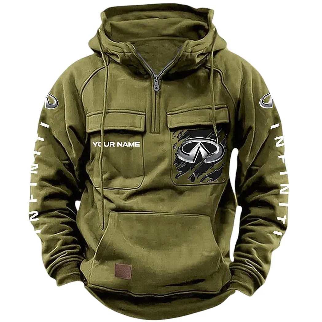 infiniti hoodie tactical quarter zip gift for infiniti lovers car164022425153 army green gtcot