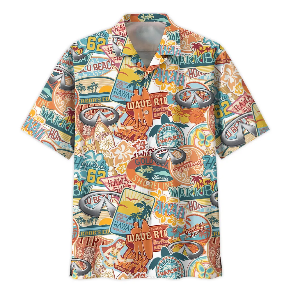 Infiniti Vintage Hawaiian Shirts For Men, Gift For Infiniti Fan CAR202031225355