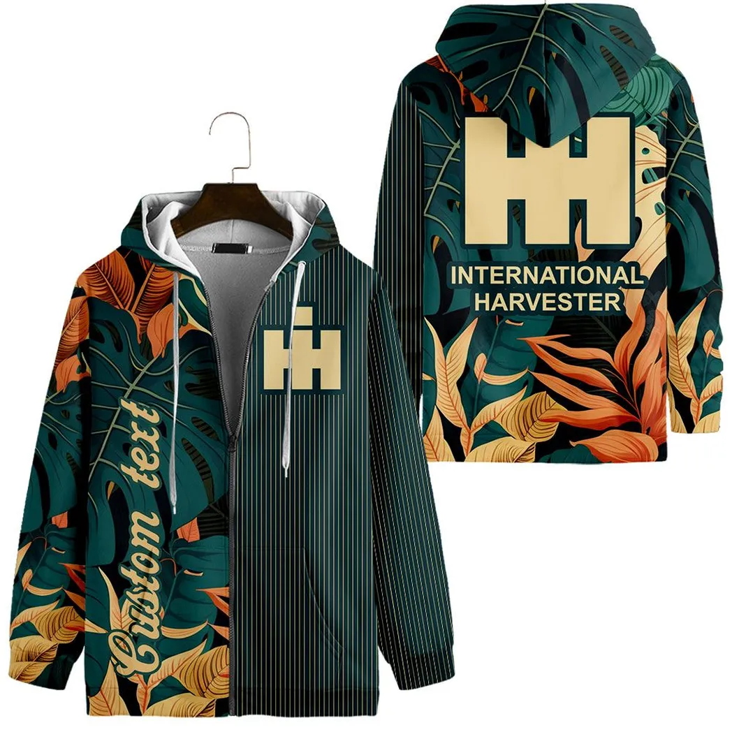 International Harvester Vintage Zip Hoodie Custom All Over Print CAR434041725276