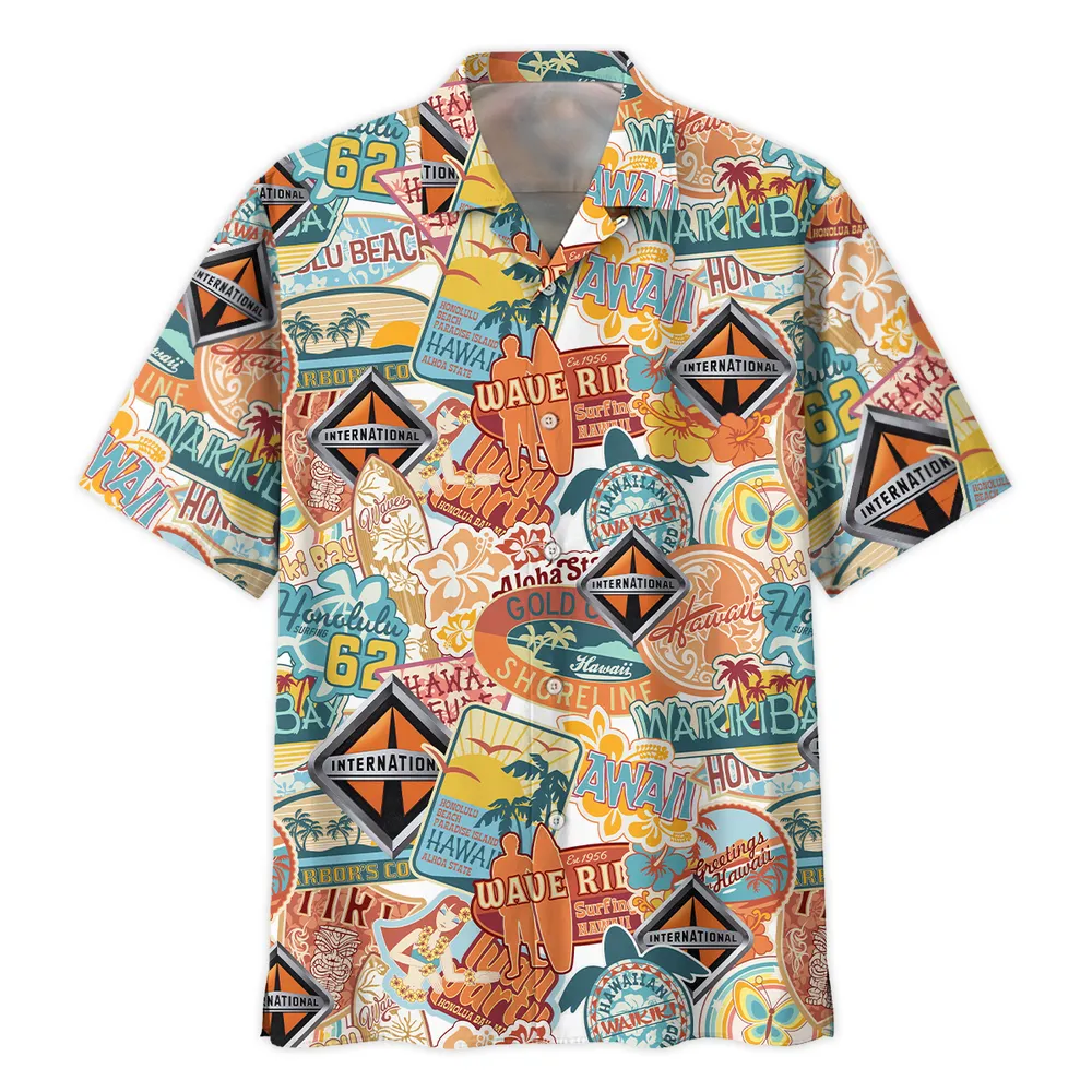 International Vintage Hawaiian Shirts For Men, Gift For International Fan CAR202031225356