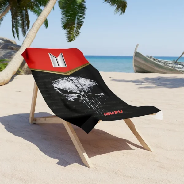 isuzu beach towel gift for isuzu lovers gift for him husband boyfriend car17302252530 p8v0o