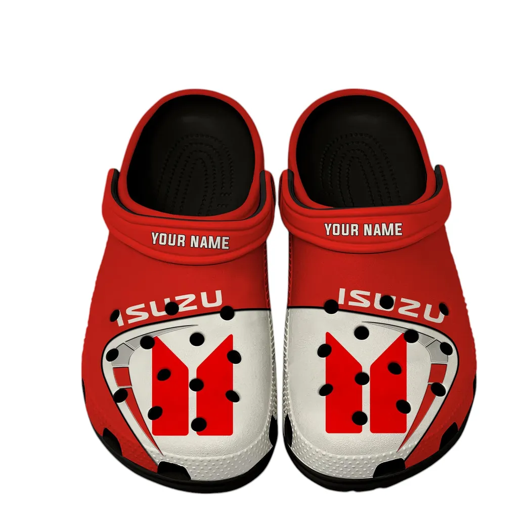 isuzu crocs gift for isuzu lover gift for him husband boyfriend car16802262530 black psans