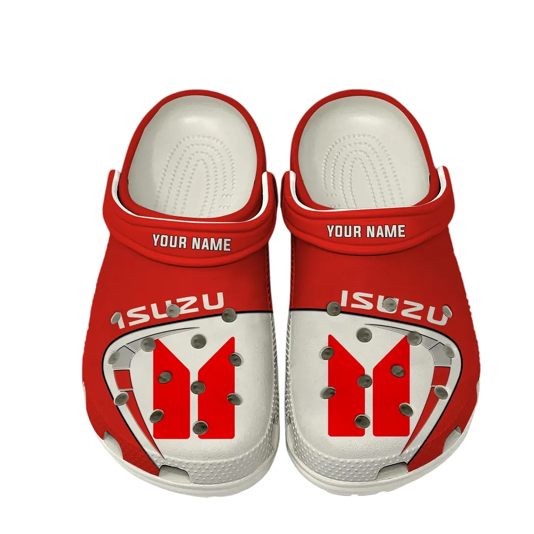 Isuzu Crocs, Gift For Isuzu Lover, Gift For Him, Husband, Boyfriend CAR16802262530 - White