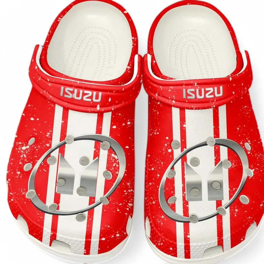 isuzu crocs gift for isuzu lovers gift for him husband boyfriend car62022025003 white aip9d