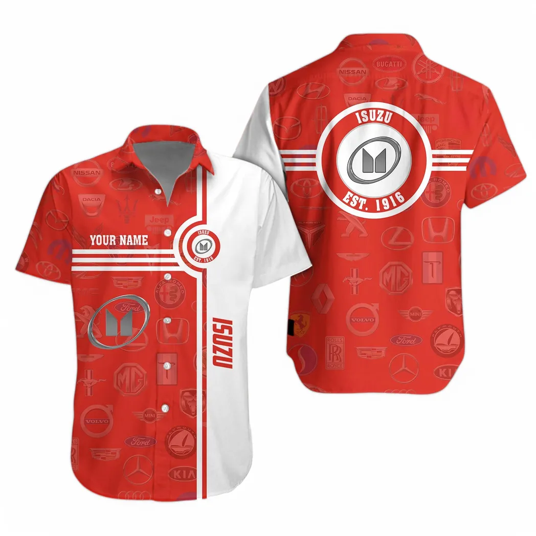 isuzu hawaiian shirt for men all logo gift for isuzu fan car174022525006 c1iv8