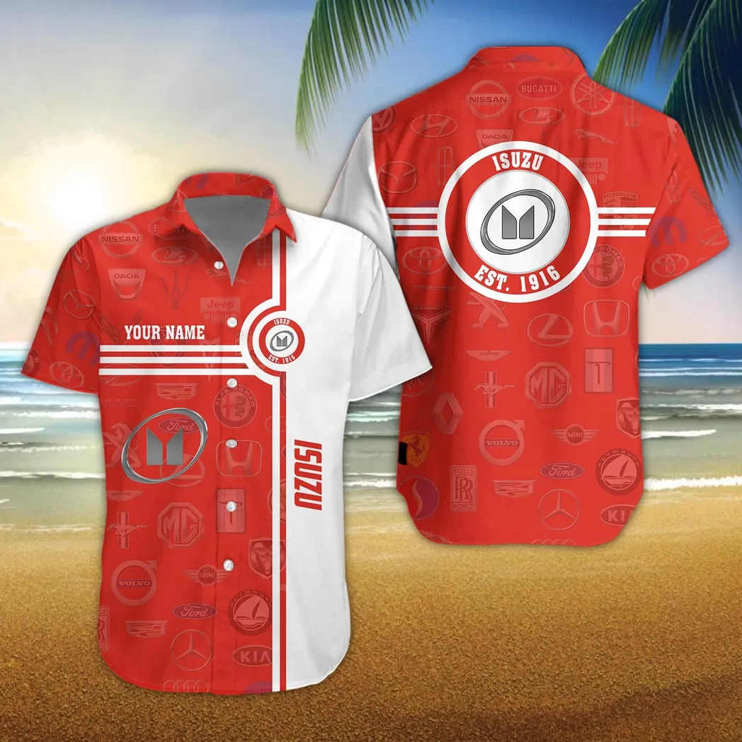 isuzu hawaiian shirt for men all logo gift for isuzu fan car174022525006 fq1vs
