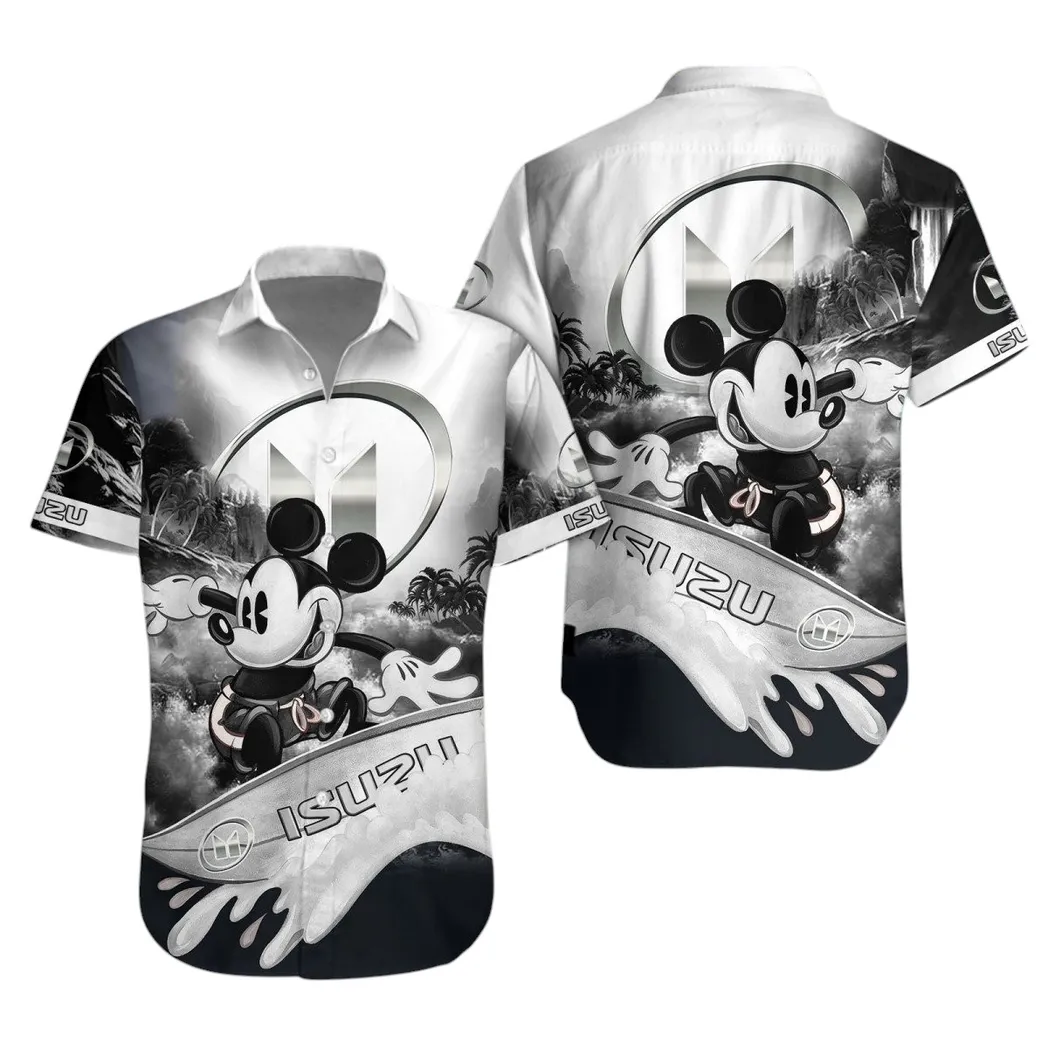 isuzu hawaiian shirt for men gift for isuzu lovers gift for him husband boyfriend car53030625059 ipplc