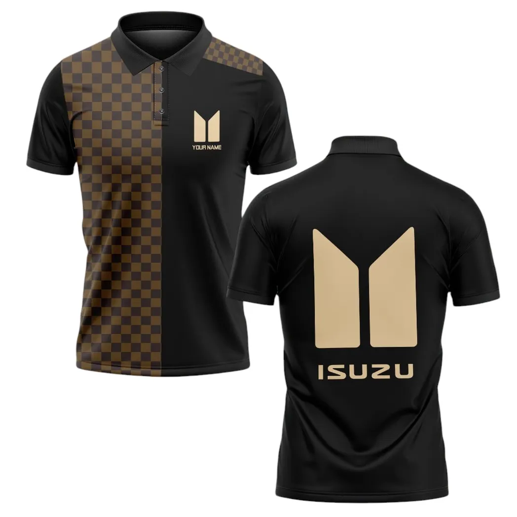isuzu polo shirt lv style gift for isuzu lovers car176022525907