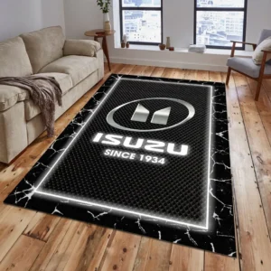 Isuzu Rug, All Over Print Carpet For Isuzu Lovers CAR5202192536 - Grey