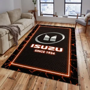 Isuzu Rug, All Over Print Carpet For Isuzu Lovers CAR5202192536 - Orange
