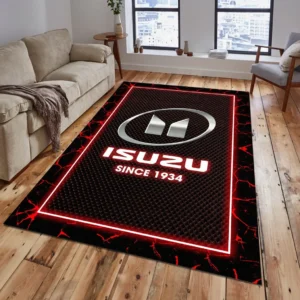 Isuzu Rug, All Over Print Carpet For Isuzu Lovers CAR5202192536 - Red