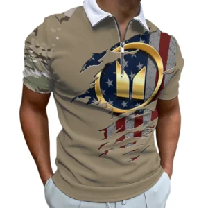 Isuzu Zipper Polo Shirt, All Over Print Shirt For Isuzu Fan CAR340213040-1