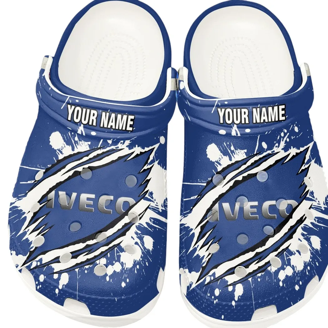 iveco crocs gift for iveco lovers gift for him husband boyfriend car15303042512 white y8wdc